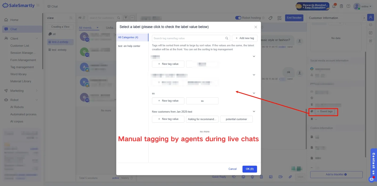 Tag management
