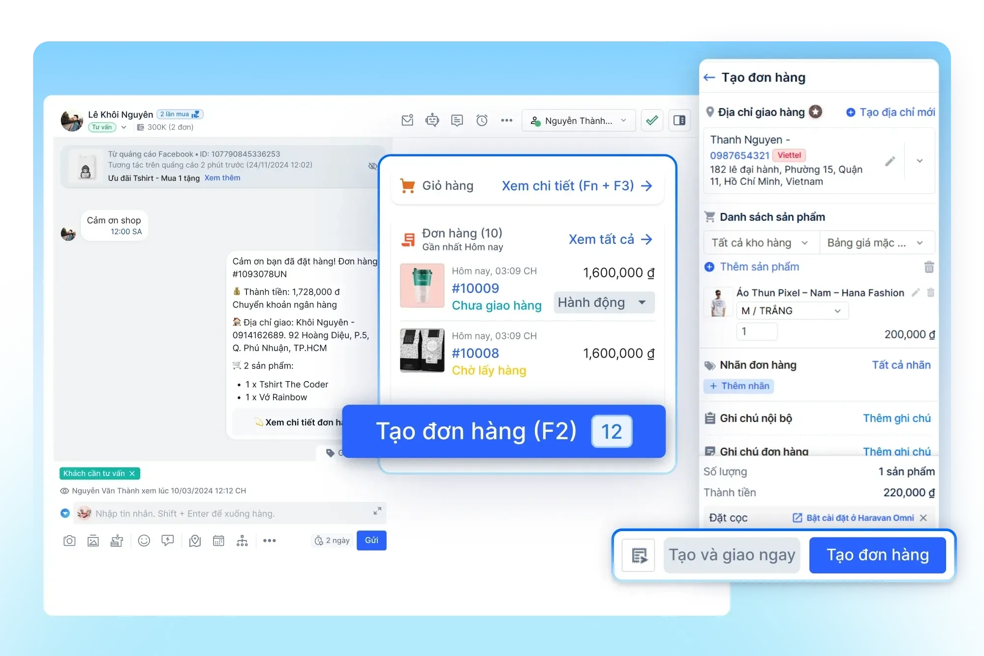 Hara Social Chat Tich Hop