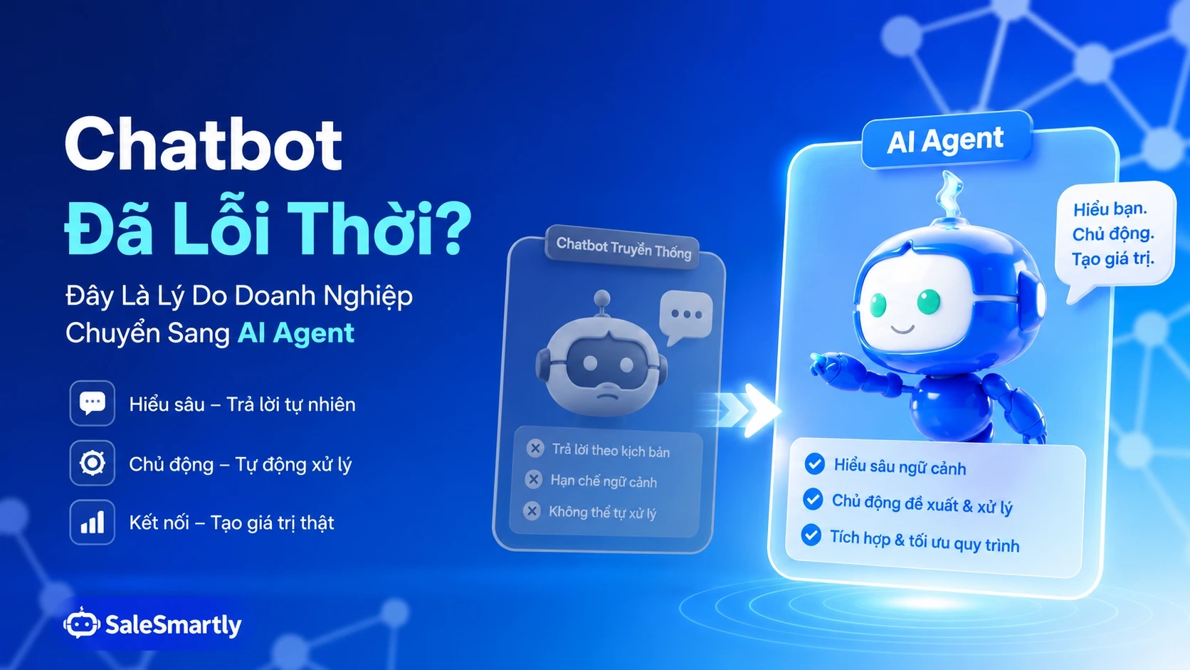 AI Agent cho Dịch vụ Khách hàng: Từ Chatbot Cũ đến Nhân viên Số Tự Động
