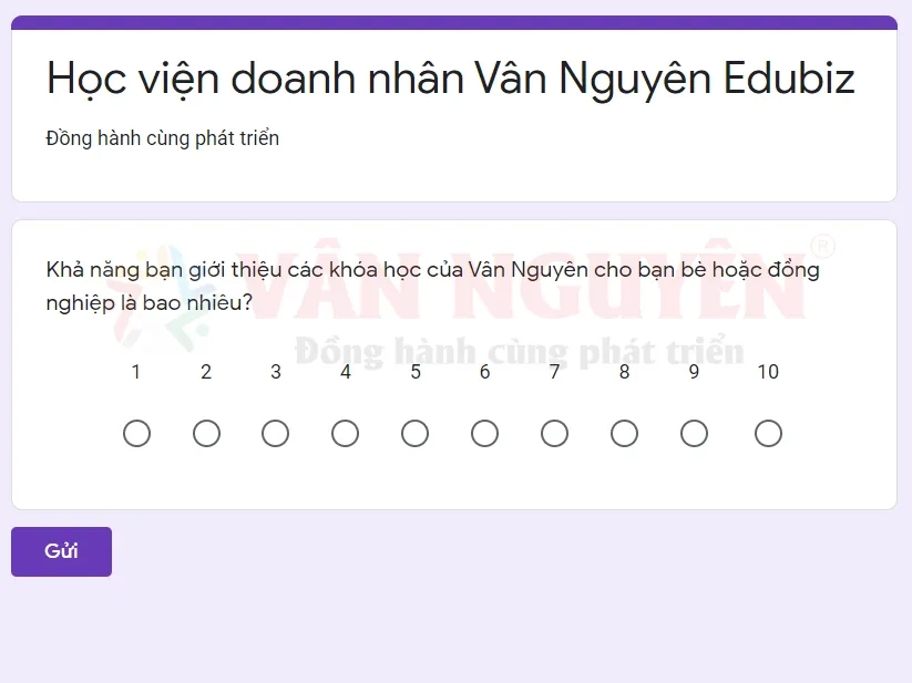 Cau Hoi Khao Sat