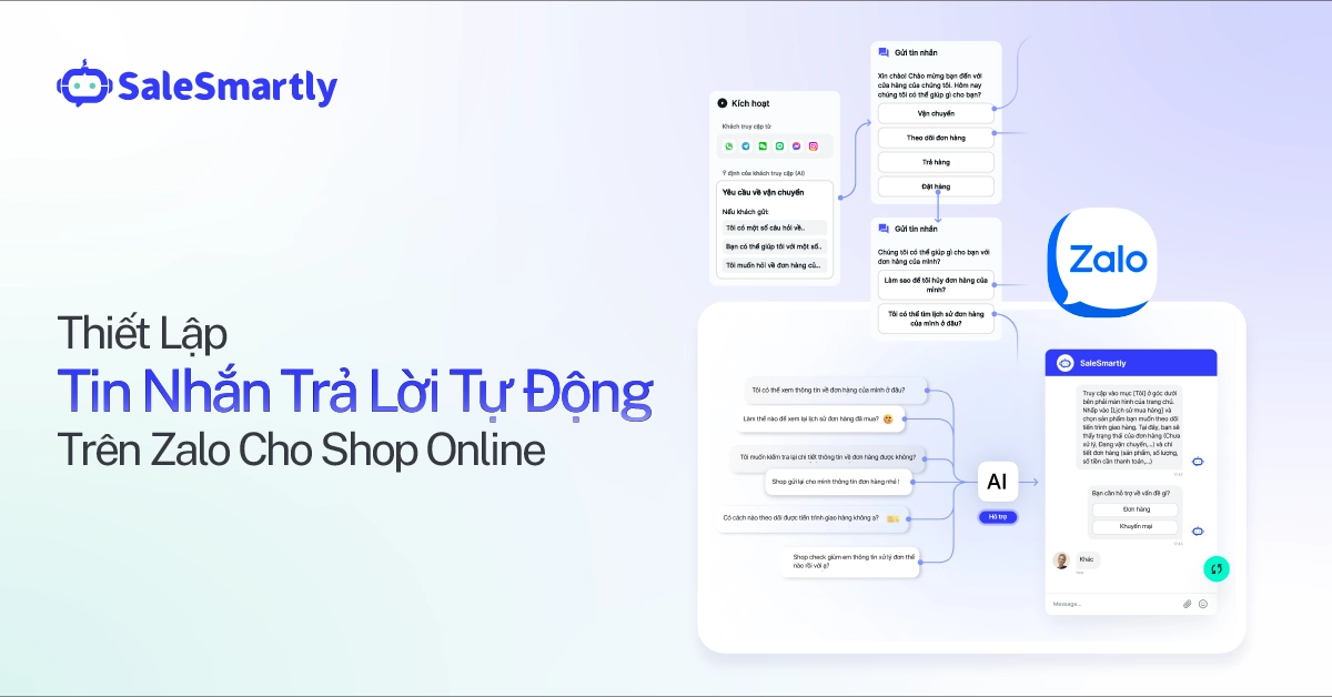 Thiết Lập Tin Nhắn Trả Lời Tự Động Trên Zalo Cho Shop Online