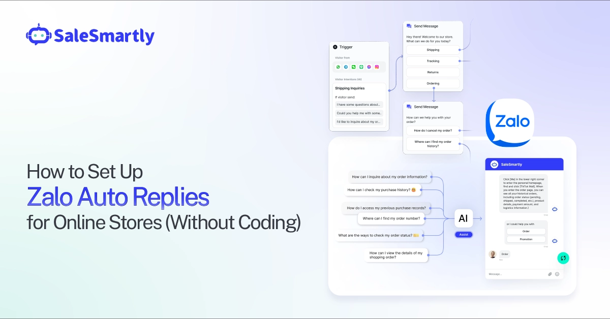 How to Set Up Zalo Auto Replies for Online Stores (Without Coding)