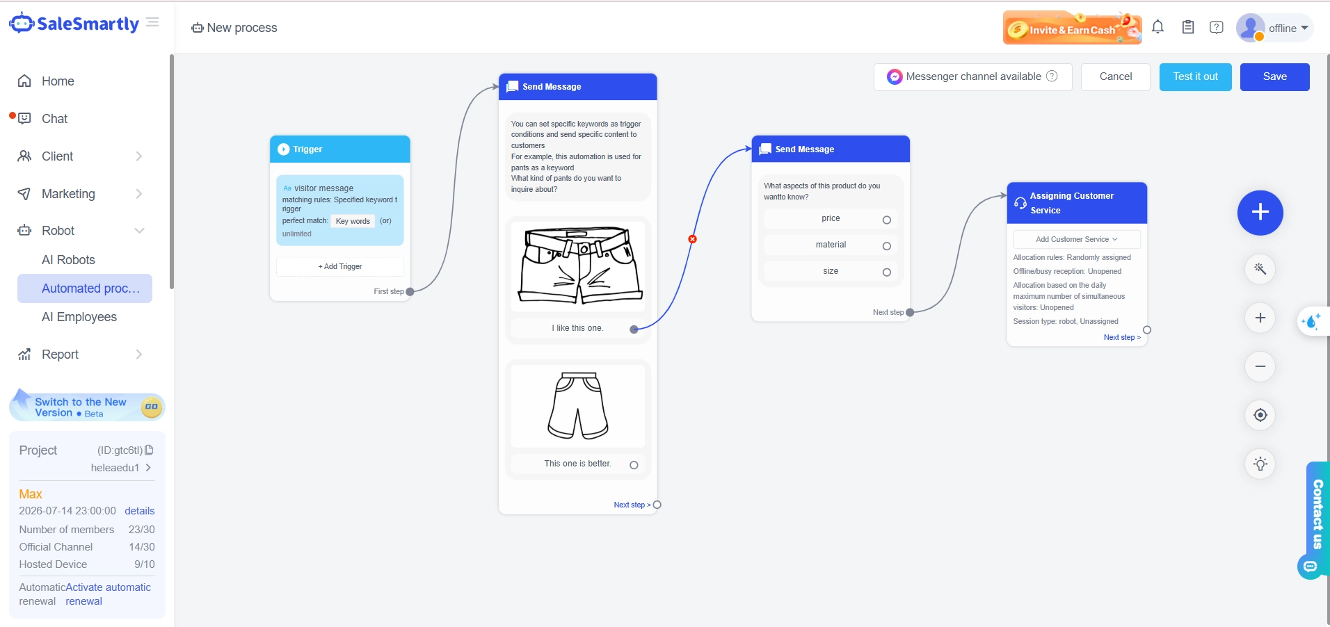 Keyword Based Replies