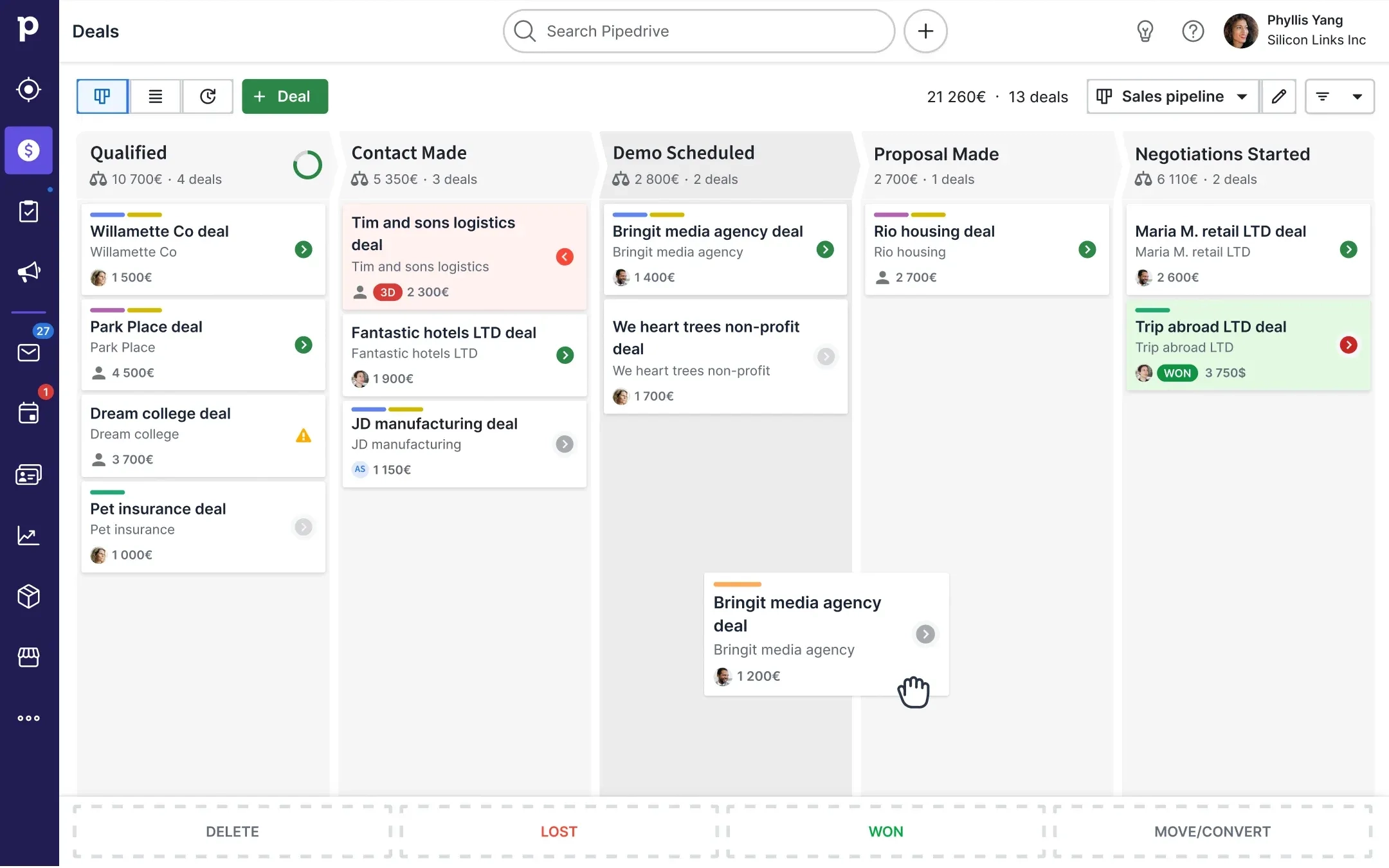 Pipedrive Crm Sales Software
