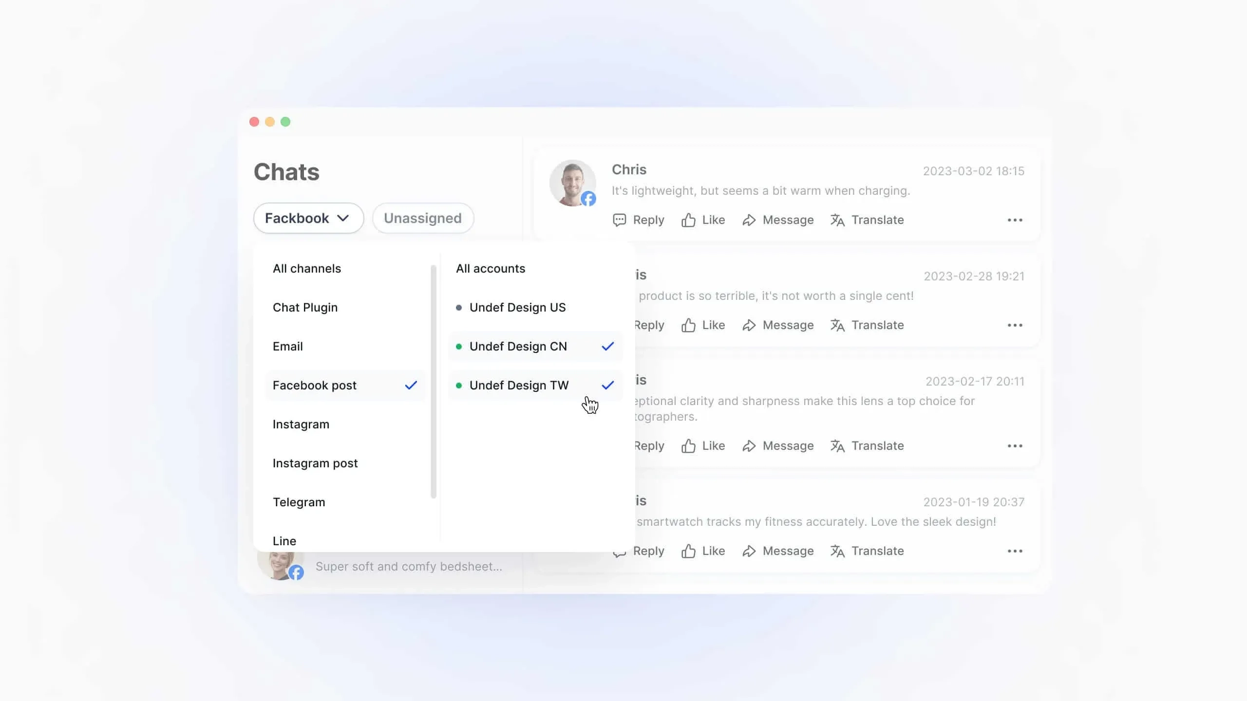 Chatbot Facebook Salesmartly