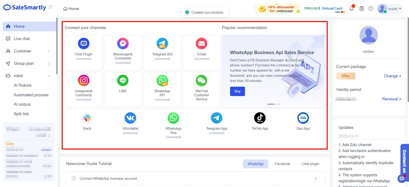 Tích hợp Đa kênh: Hợp nhất các Cuộc trò chuyện