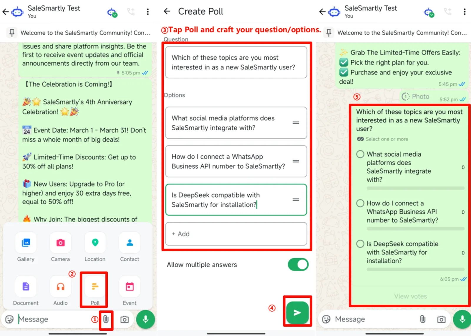 Bình chọn Nhóm WhatsApp