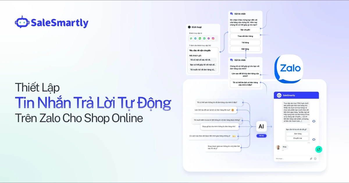 Hướng Dẫn Thiết Lập Tin Nhắn Tự Động Zalo Cho Shop Online (Không Cần Code)
