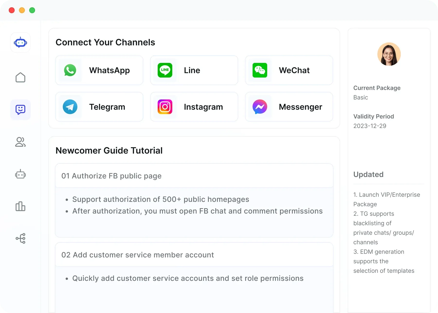 Salesmartly Integrates All Messaging Apps