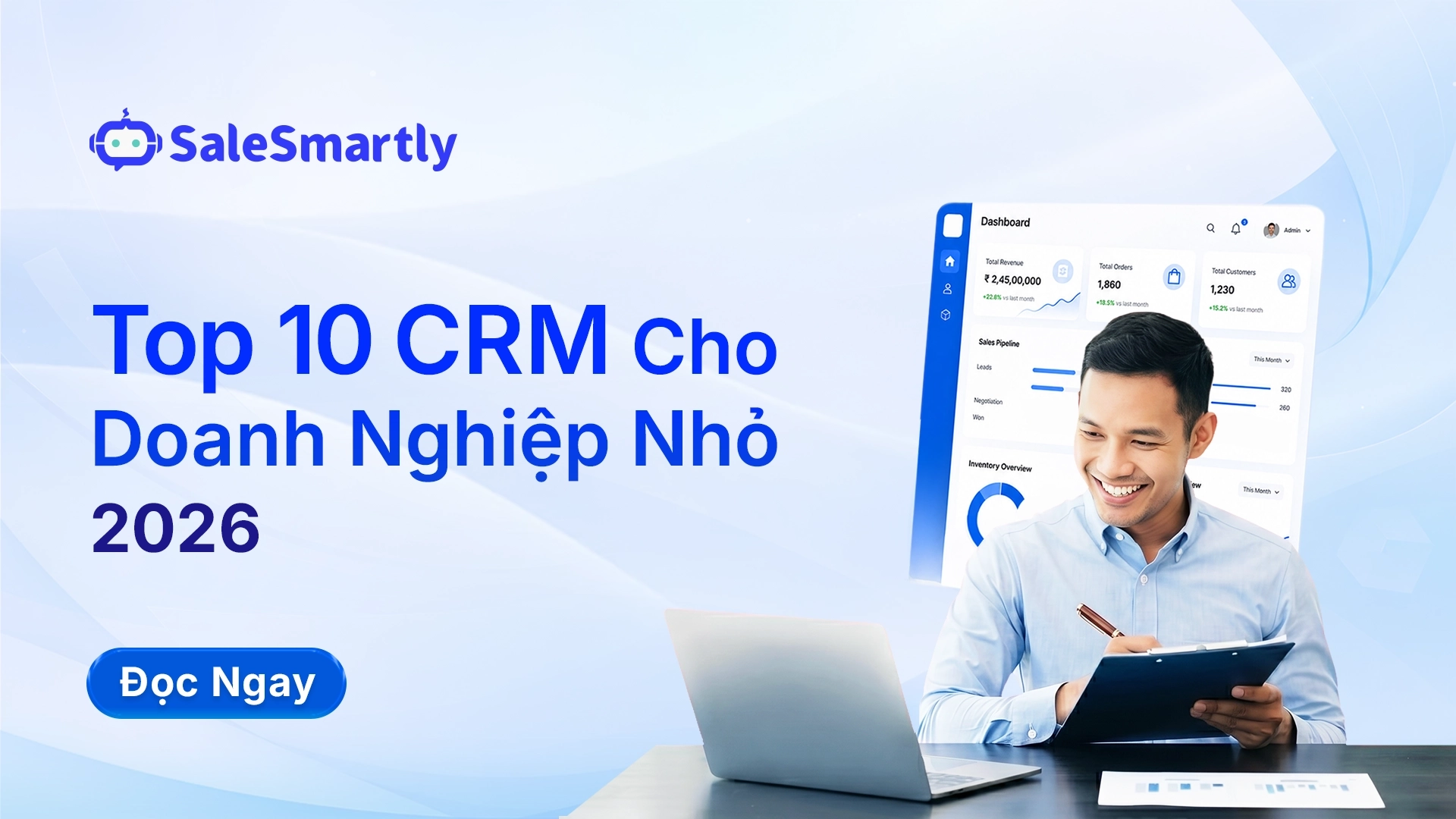 Top 10 CRM cho doanh nghiệp nhỏ 2026